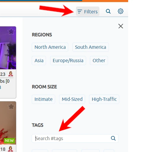 Chaturbate tips about using Filters to search your favorite models on one of the best cam sites in the world
